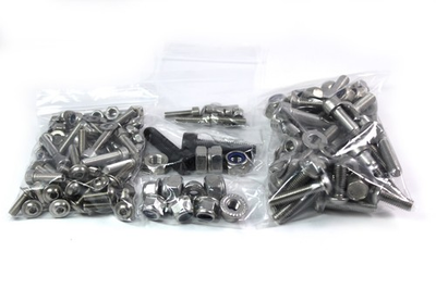 #ad Project One Cadet Kart Complete Stainless Bolt Nut Washer Kit Chassis Wheel Hub $95.62