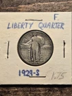 1929-S Standing Liberty Quarter-90% Silver-Fine+ Details