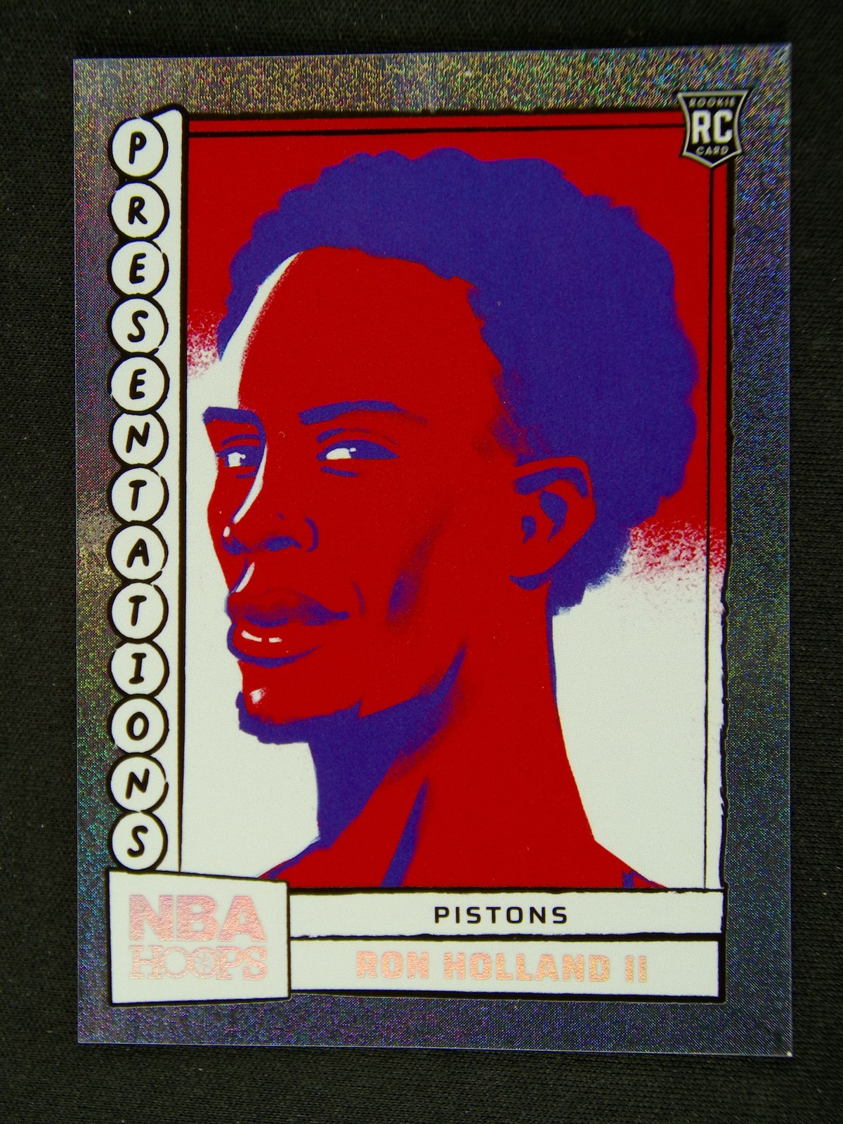 2024-25 Panini Hoops Ron Holland II #15 RC Rookie Presentations SSP