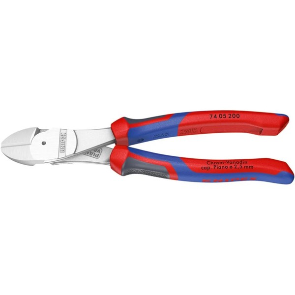 Kraft-Seitenschneider Verchromt Mit Mehrkomponenten-Griffen 200Mm , 7405200-image