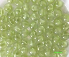 Marbles Cats eye light green 2 pound lot Marble King 3/4"