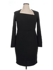 NWT Halston Women Black Cocktail Dress 14
