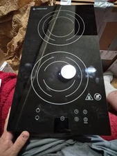 Double Induction Cooktop AMZCHEF Induction Cooker 2 Burners, Low Noise Electric