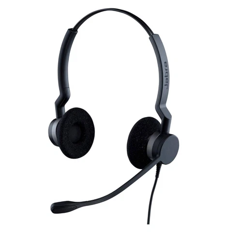 Jabra BIZ 2300 Duo NC Mic. 82 NC, EMEA Headset Schwarz