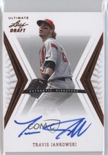 2012 Leaf Ultimate Draft Travis Jankowski #BA-TJ1 Auto 0t3