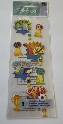 Jolee's EK Success Dimensional Scrapbook Stickers Super Grad Graduate School