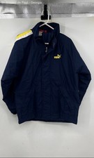 Puma Navy Full Zip Insulated Hooded Jacket Me...