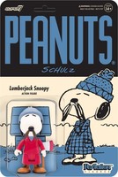 Gadget - Peanuts: Super7 - Reaction Figure Wave 5 - Lumberjack Snoopy -D- Super7