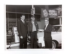 1960s Arlington TX Conoco Gas Station Garage Race to Space Prize Winner Photo