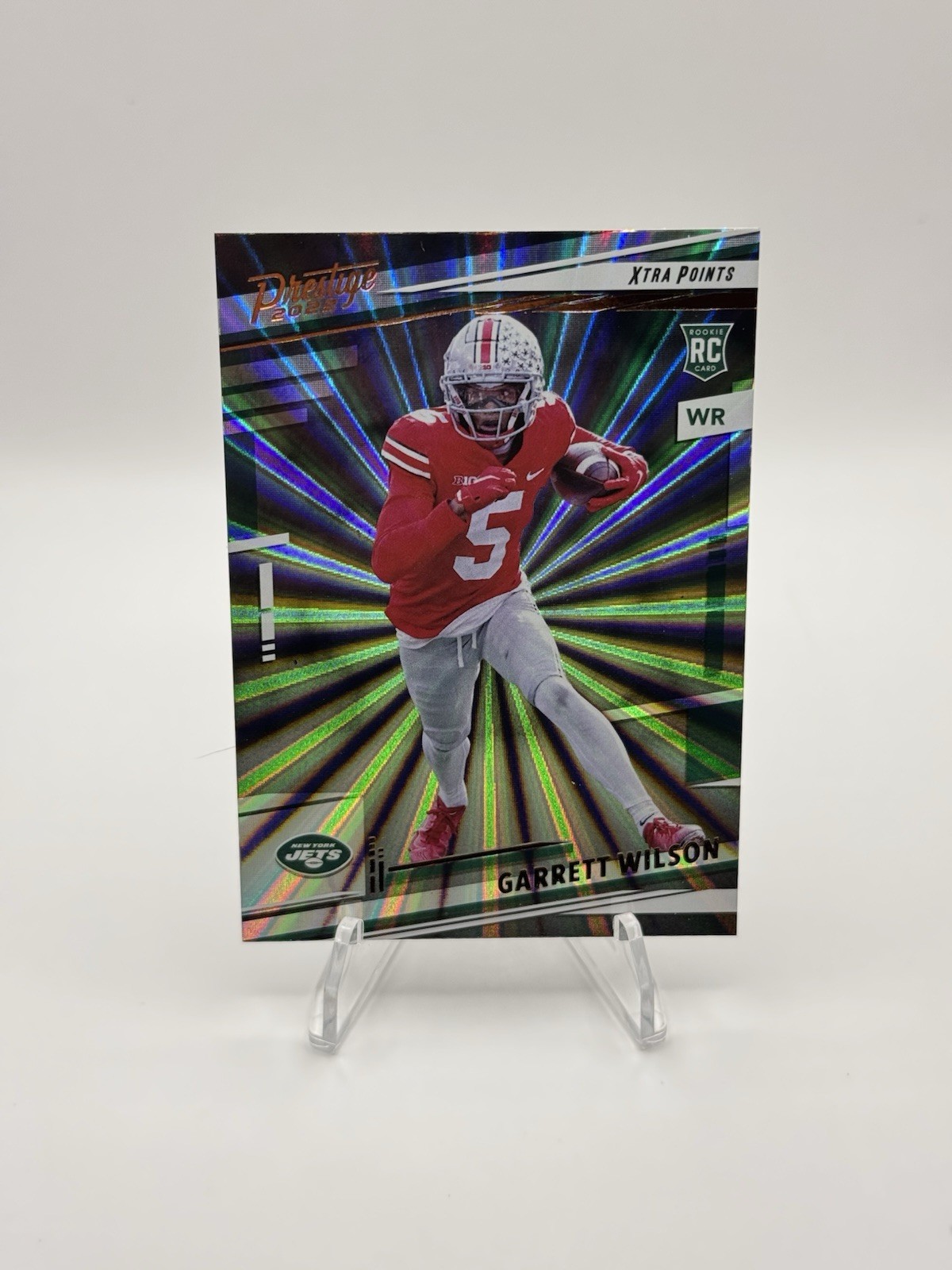 2022 Panini Prestige - Rookies Garrett Wilson #308 Xtra Points Sunburst (RC)