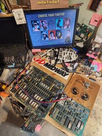 MORTAL KOMBAT 1 PCB JAMMA ARCADE BOARD SET PROTO REV WORKING!!! (Y-UNIT) MIDWAY