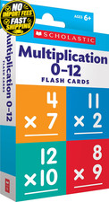 Scholastic Flash Cards: Multiplication 0 - 12 Medium