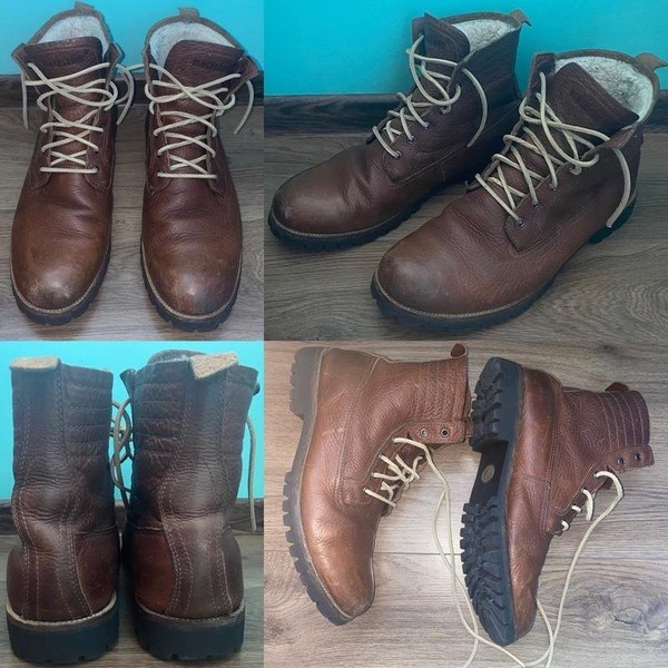 Men Blackstone Boots Brown Leather 43 #4FUR
