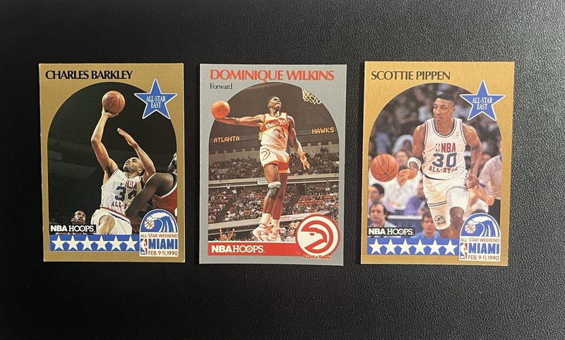1990-91 NBA Hoops HUGE Lot of (111)  Wilkins, Barkley, Pippen  Mid-High Grade