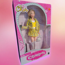 Barbie Signature Clueless Cher Collector Doll Yellow Plaid 30th Anniversary New