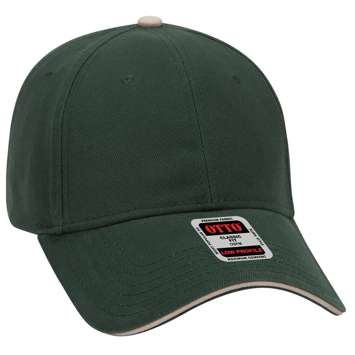 OTTO CAP 23-255 Unisex 6 Panel Low Profile Baseball Hat | eBay