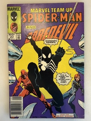 Marvel Team-Up #141 Newsstand Variant Early Black Suit FN/Fine+ Nice Midgrade 