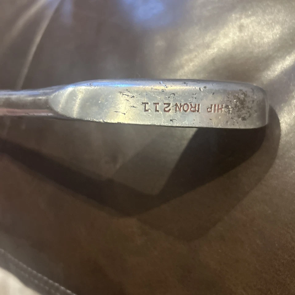 Antiguo hierro astillado diestro Tom Stewart NY 211, Reg No 3850 con eje laminado raro Foto 3 de 4