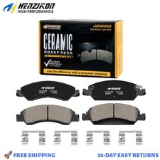 Front Ceramic Brake Pads for GMC Savana 1500 09-14 4.3L 5.3L