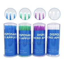 400 Microbrush Micro Brush Applicator Tips Regular, Fine, Super Fine Dental