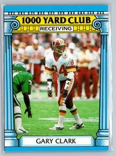 1987 Topps #10 Gary Clark 1000 Yard Club