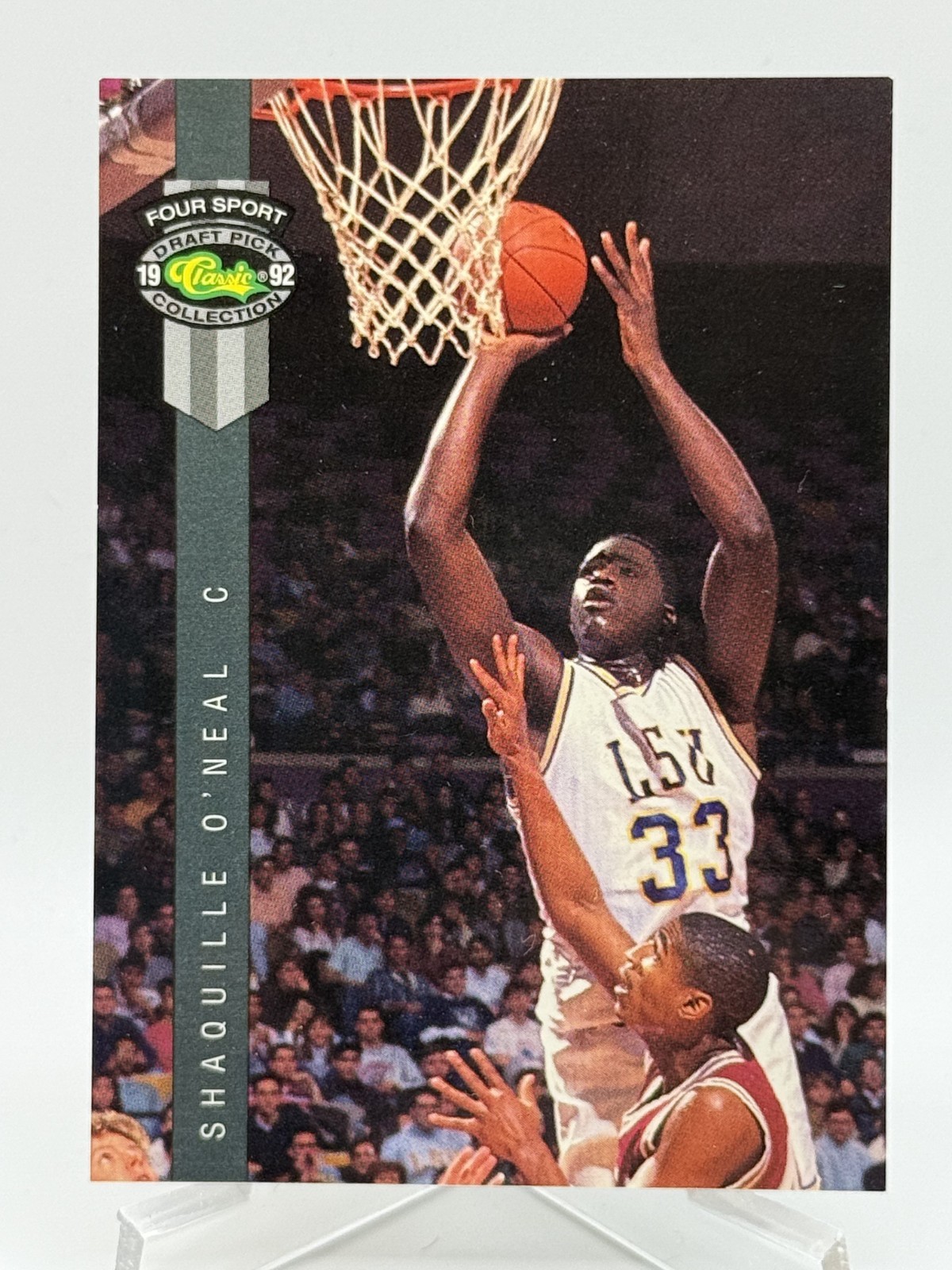 Shaquille O'Neal 1992 Classic Four Sport #1 Rookie Card RC I4 2