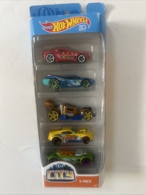 Hot Wheels 2018 City 5-Pack FKT61 - Bone Speeder, Torque Twister, Ballistik NIB
