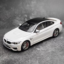 PARAGON 1/18 Scale BMW M4 F82 White Diecast Car Model Collection Toy NIB