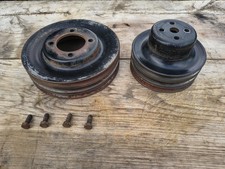 1973-1977 Oldsmobile 350 403 455 Three 3-groove Crankshaft Water Pump Pulleys