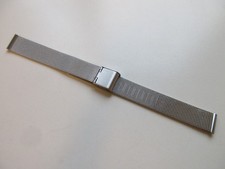 Mesh stainless steel 14 MM 1990's watch bracelet