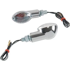 K&S Ultra Mini Marker Lights - Chrome/Clear 25-8356