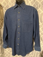Men Denim Shirt Size Medium