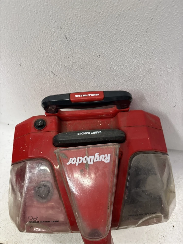 Limpiador de manchas de alfombra de tapicería enrollable portátil Rug Doctor PSC-1, rojo - #K1 Foto 3 de 3