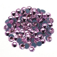 Light Rose Flat Back Rhinestones Hotfix Iron On Crystals Strass DIY Glass Stone