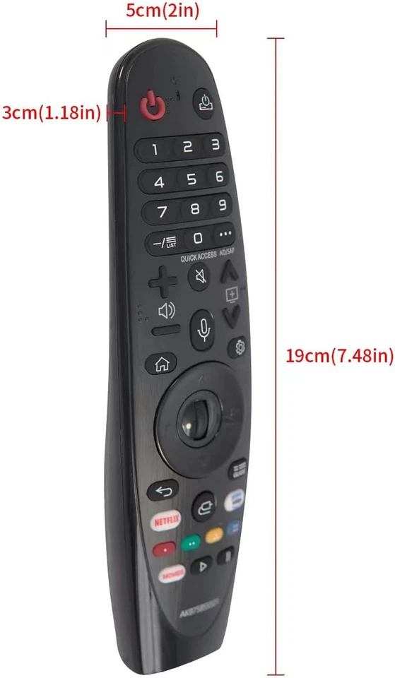 Telecomando Di Ricambio LG Magic Con Funzione Vocale E Puntatore AKB75855501AN-M - Immagine 3 di 4