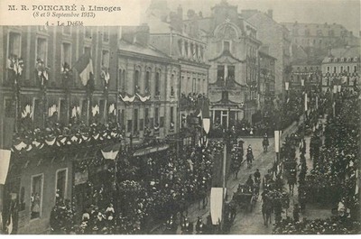 HOCHWIEN LIMOGES M.R Poincare 8,9 September 1913 ''Die Parade ''