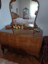 camera da letto matrimoniale stile chippendale anni '50 completa usata
