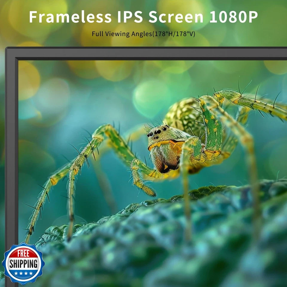 Jexiop TV 20 inch,Full Viewing Angles 1080P HD,Small Kitchen Wall-Mounted Dig - Image 2 of 4