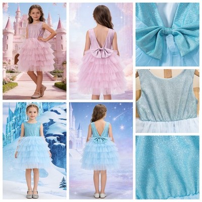 Mädchen Tutu-Kleid Taillengürtel Rock Leistung Blumenmädchen Alltag Ärmellos