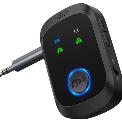 AUX Bluetooth Adapter Auto 2-in-1 Bluetooth 5.4 Empfänger Sender Klinke 3,5