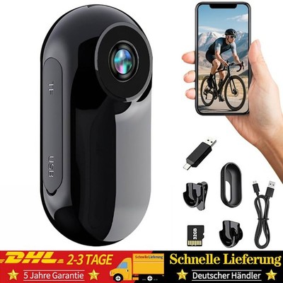 1080P HD Body Camera Wearable 32GB Night Vision DV Action Cam with Back Clip