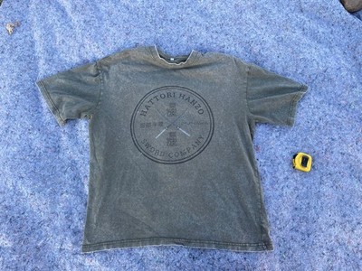 Hattori Hanzo Okinawa Sword Company Kill Bill Katana Graphic Print Tee Size XL