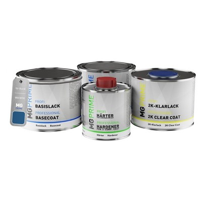 Autolack Dose Set für Buick WA181H Opulent Blue Metallic 2 spritzfertig 1,75L