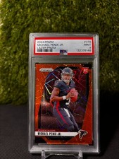 Michael Penix Jr. - 2024 Panini Prizm Orange Lazer PSA 9 #378 RC Falcons