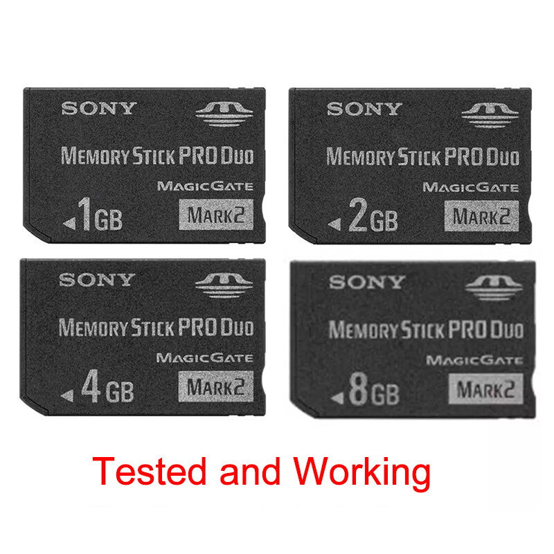 Sony Memory Stick Pro Duo 8GB /4GB /2GB/1GB MS Card for Sony