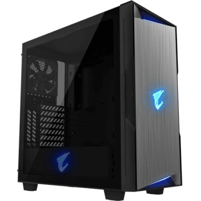 4719331551223 Gigabyte AORUS C300 GLASS Midi Tower Schwarz Gigabyte