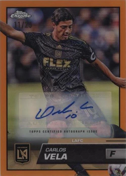 Orange Refractor Autographs