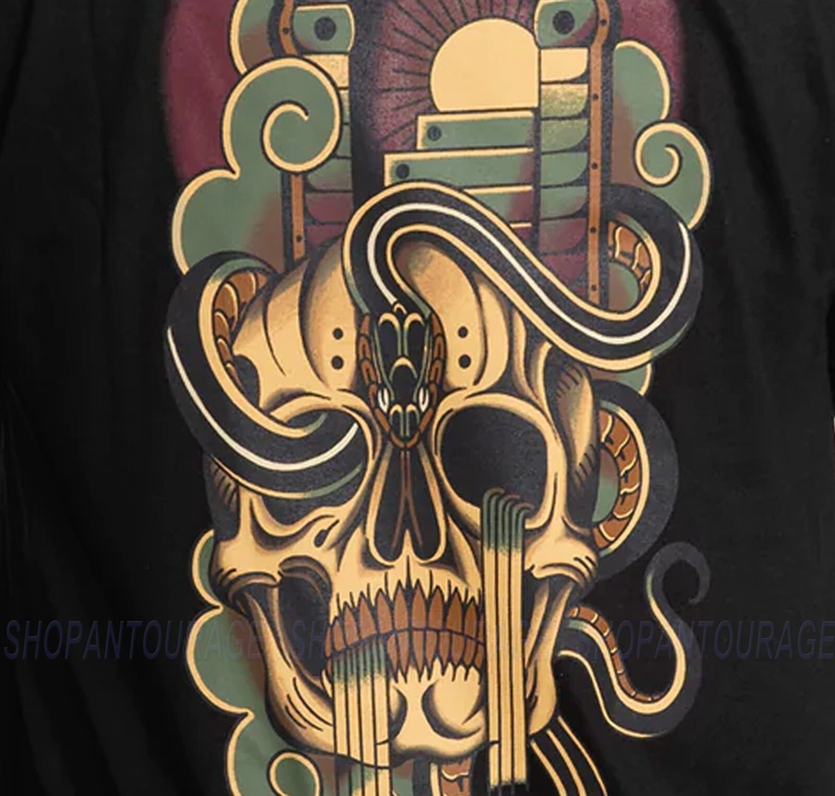 Sullen Men's Afterlife Graphic T-Shirt - Black Short Sleeve Tee