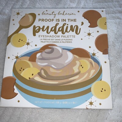 New Beauty Bakerie Proof Is In The Puddin Eyeshadow Palette Neutral Tones