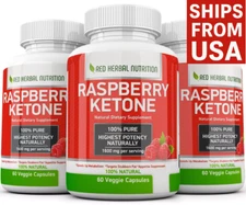 3X Advanced Weight Loss RASPBERRY KETONE 1600mg Extremely Fast Fat Burner Strong